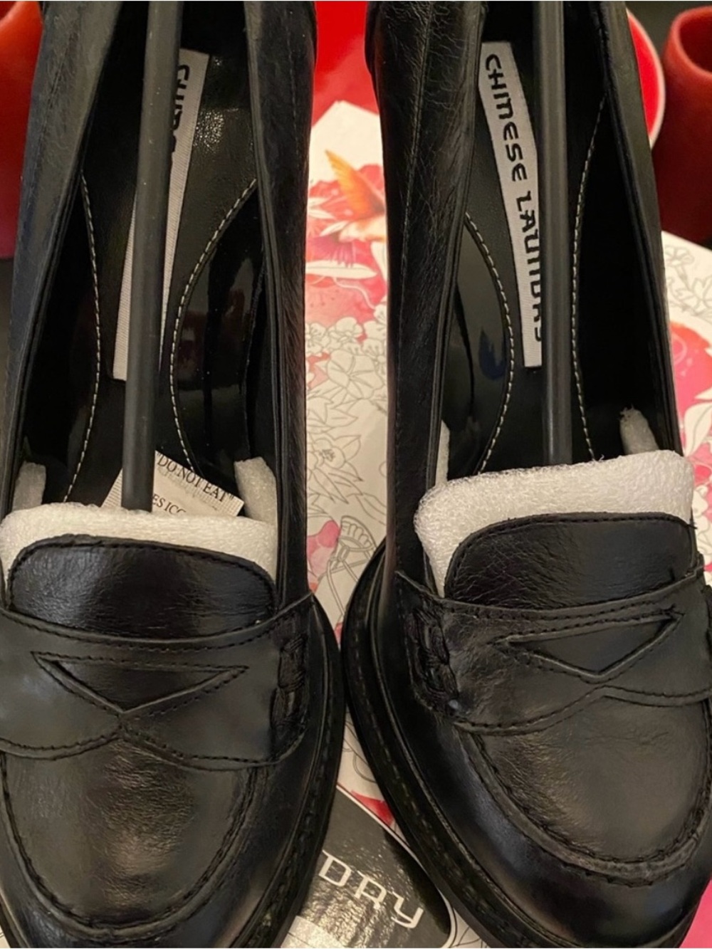 Women’s 7 Chinese laundry penny loafer heels shoes